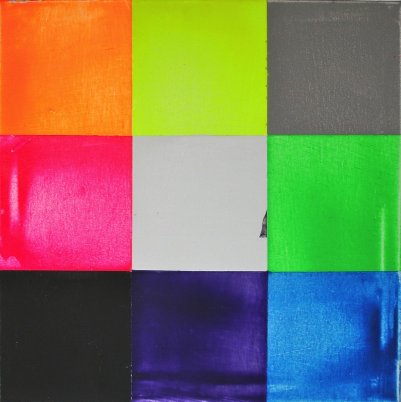 "First born Square 1" 2010 24" X 24" Acrylic on canvas